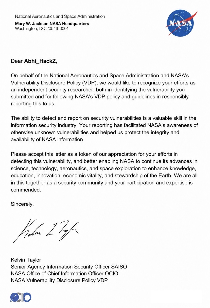 NASA Hall of Fame recognition